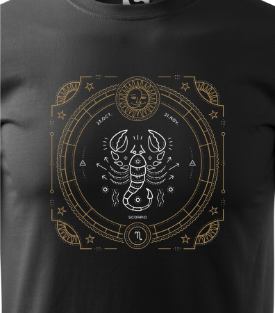 Tricou pentru zodia Scorpion (23 octombrie - 21 noiembrie), Horoscop Scorpion, idee de cadou [1]