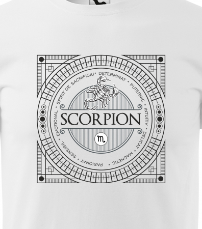 Tricou pentru zodia Scorpion (23 octombrie - 21 noiembrie), Horoscop Scorpion, idee de cadou [1]