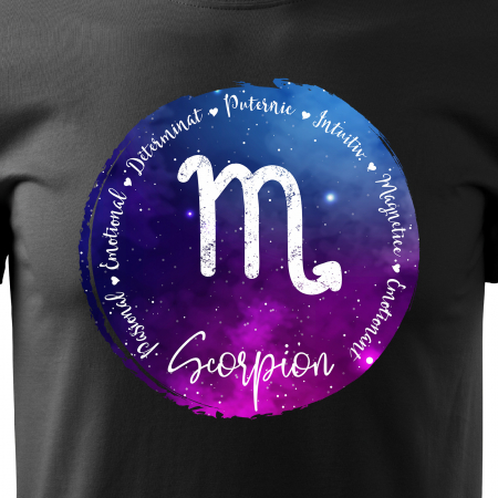 Tricou pentru zodia Scorpion (23 octombrie - 21 noiembrie), Horoscop Scorpion, idee de cadou [1]