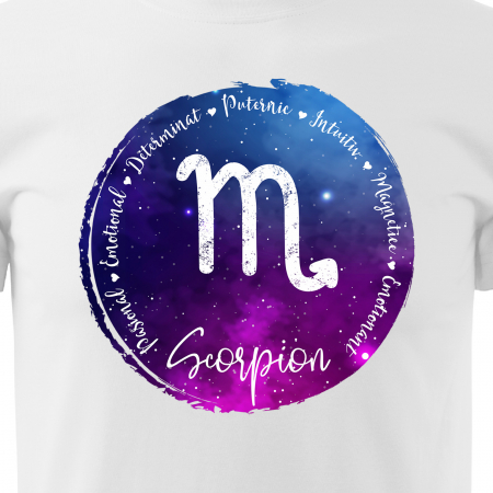 Tricou pentru zodia Scorpion (23 octombrie - 21 noiembrie), Horoscop Scorpion, idee de cadou [1]