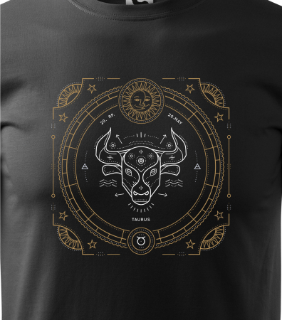 Tricou pentru zodia Taur (21 aprilie - 21 mai), Horoscop Taur, idee de cadou [1]