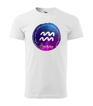 Zodia Varsator - Tricou pentru zodia Varsator (20 ianuarie - 18 februarie), Horoscop Varsator, idee de cadou