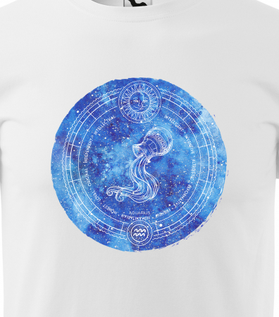 Tricou pentru zodia Varsator (20 ianuarie - 18 februarie), Horoscop Varsator, idee de cadou [1]
