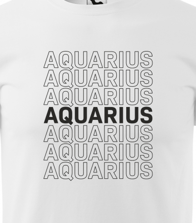 Tricou pentru zodia Varsator (20 ianuarie - 18 februarie), Horoscop Varsator, idee de cadou [1]