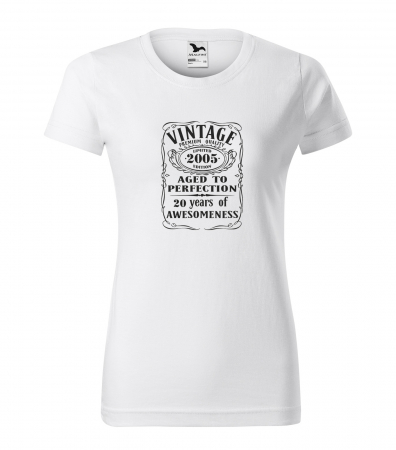 Tricouri cadou 20 ani - Tricou personalizat 20 ani, Aged to PERFECTION