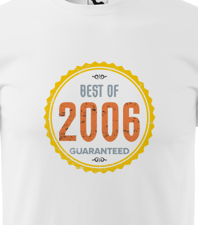 Tricou personalizat 20 ani, Best of [1]