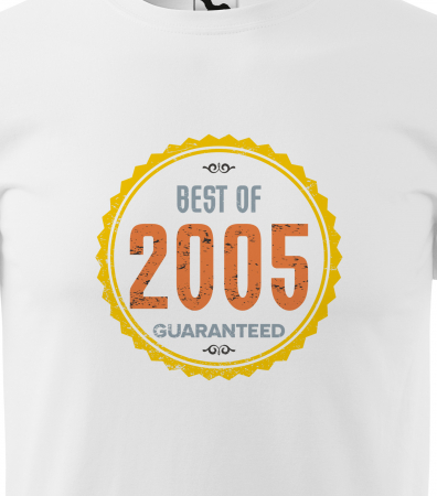 Tricou personalizat 20 ani, Best of [1]