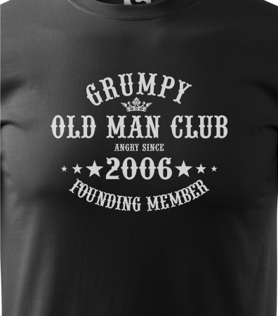 Tricou personalizat 20 ani, Grumpy Old Man [1]