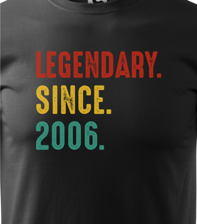 Tricou personalizat 20 ani, Legendary Since [1]