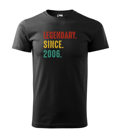 Tricouri cadou 20 ani - Tricou personalizat 20 ani, Legendary Since
