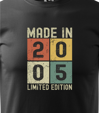 Tricou personalizat 20 ani, LIMITED edition YEAR [1]