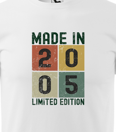 Tricou personalizat 20 ani, LIMITED edition YEAR [1]