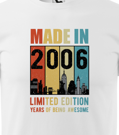 Tricou personalizat 20 ani, Made IN - LIMITED edition [1]