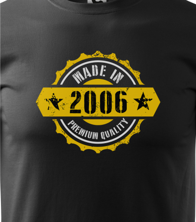 Tricou personalizat 20 ani, Made In - Premium Quality [1]