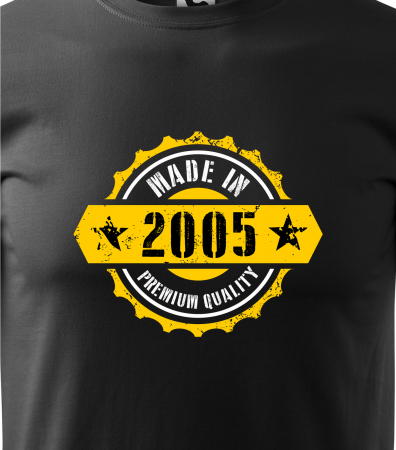 Tricou personalizat 20 ani, Made In - Premium Quality [1]