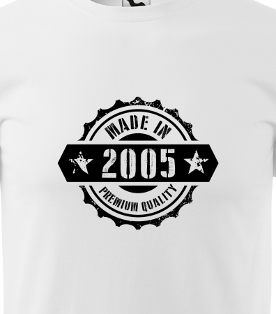 Tricou personalizat 20 ani, Made In - Premium Quality [1]