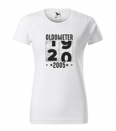 Tricouri cadou 20 ani - Tricou personalizat 20 ani, Oldometer