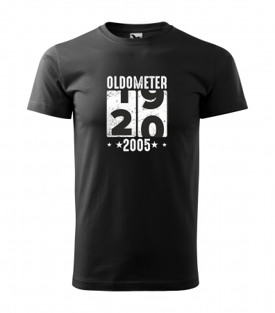 Tricouri cadou 20 ani - Tricou personalizat 20 ani, Oldometer
