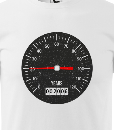 Tricou personalizat 20 ani, Speed Your Age [1]