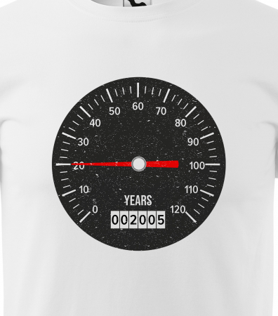 Tricou personalizat 20 ani, Speed Your Age [1]