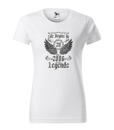 Tricouri cadou 20 ani - Tricou personalizat 20 ani, The year of the LEGENDS