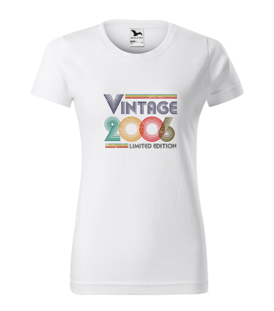 Tricouri cadou 20 ani - Tricou personalizat 20 ani, VINTAGE year LIMITED edition
