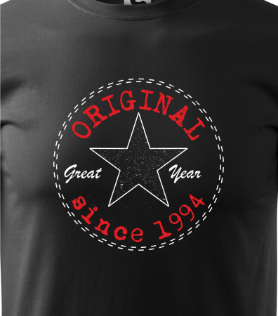 Tricou personalizat 30 ani, Great Year, Original Since [1]