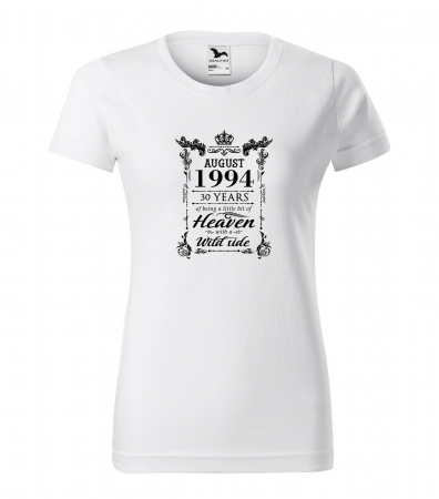 Tricouri - Tricou personalizat 31 ani, Im HEAVEN with a WILD side