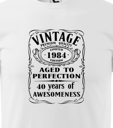 Tricou personalizat 41 ani, Aged to PERFECTION [1]
