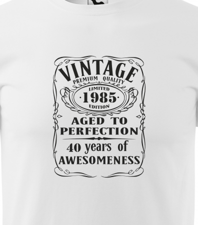 Tricou personalizat 40 ani, Aged to PERFECTION [1]