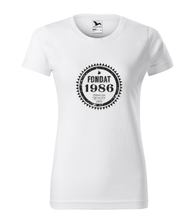 Tricouri cadou 40 ani - Tricou personalizat 40 ani, Fondat In