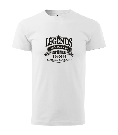 Tricouri cadou 40 ani - Tricou personalizat 40 ani, Legends are born