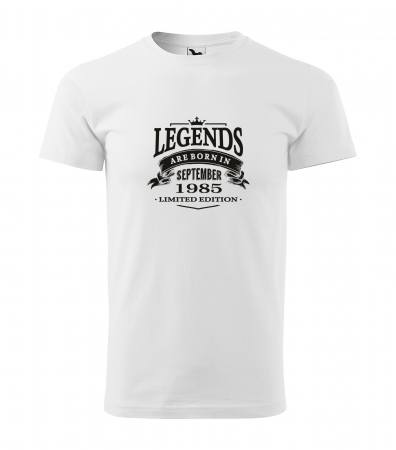 Tricouri cadou 40 ani - Tricou personalizat 40 ani, Legends are born