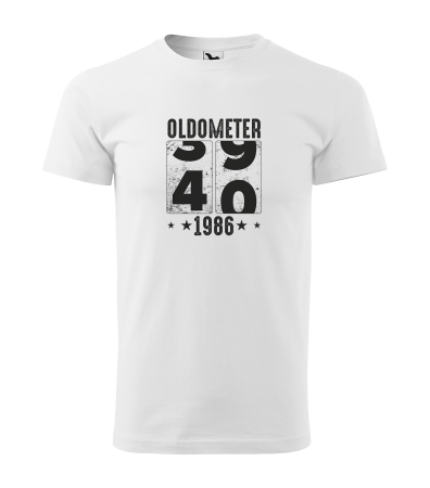 Tricouri cadou 40 ani - Tricou personalizat 40 ani, Oldometer