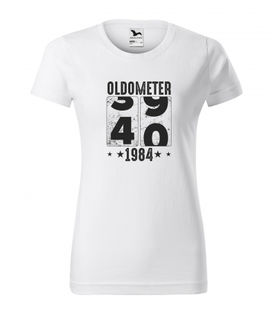 Tricouri cadou 40 ani - Tricou personalizat 40 ani, Oldometer