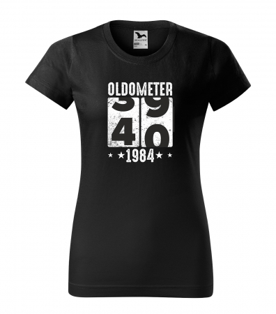 Tricouri cadou 40 ani - Tricou personalizat 40 ani, Oldometer