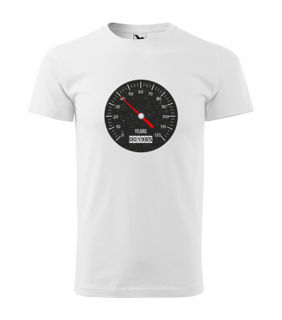 Tricouri cadou 40 ani - Tricou personalizat 40 ani, Speed Your Age