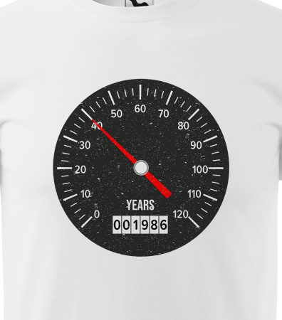 Tricou personalizat 40 ani, Speed Your Age [1]