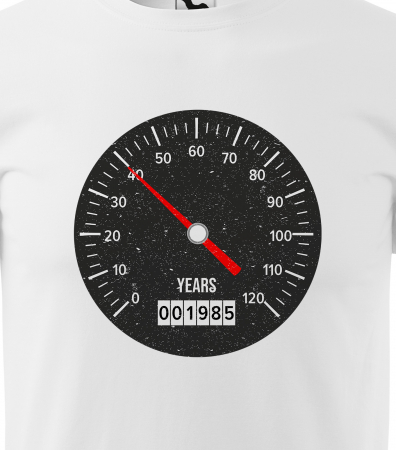Tricou personalizat 40 ani, Speed Your Age [1]