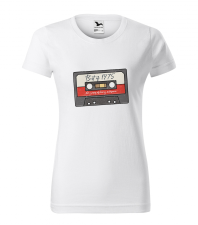 Tricouri cadou 50 ani - Tricou personalizat 50 ani, BEST of vintage casette