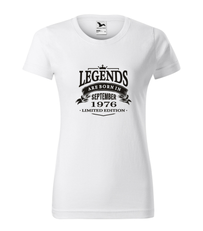 Tricouri cadou 50 ani - Tricou personalizat 50 ani, Legends are born