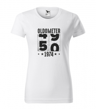 Tricouri cadou 50 ani - Tricou personalizat 50 ani, Oldometer