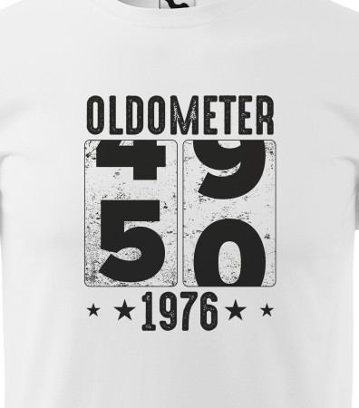 Tricou personalizat 50 ani, Oldometer [1]