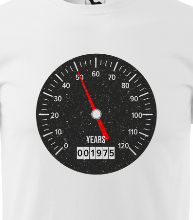 Tricou personalizat 50 ani, Speed Your Age [1]