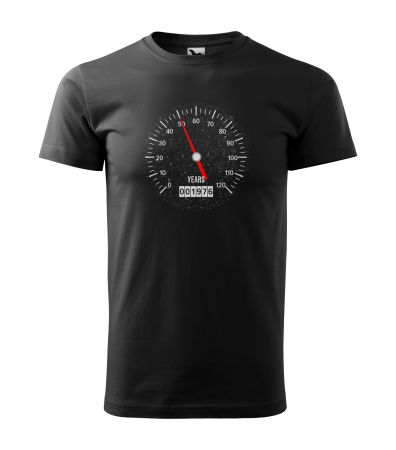 Tricouri aniversare - Tricou personalizat 50 ani, Speed Your Age