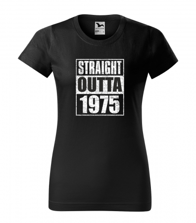 Tricouri cadou 50 ani - Tricou personalizat 50 ani, STRAIGHT outta