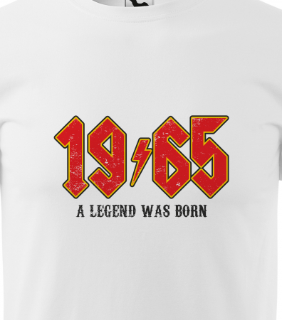 Tricou personalizat 60 ani, A LEGEND was born [1]