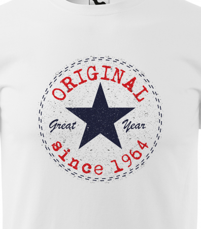 Tricou personalizat 60 ani, Great Year, Original Since [1]
