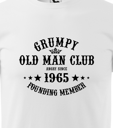 Tricou personalizat 60 ani, Grumpy Old Man [1]