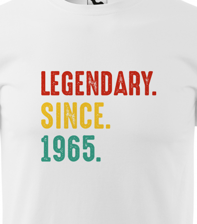 Tricou personalizat 60 ani, Legendary Since [1]
